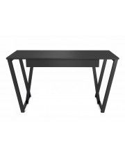 Czarne minimalistyczne biurko Molly 3X 