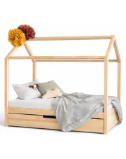 Łóżko domek z szufladą Dalli 14X - 21 rozmiarów w sklepie Edinos.pl