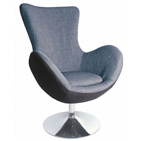 Zdjęcie produktu Obrotowy fotel uszak wypoczynkowy Zoltis - popielaty.