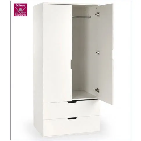 Zdjęcie szafa na ubrania biały połysk Gaspar 6X | Edinos.pl
