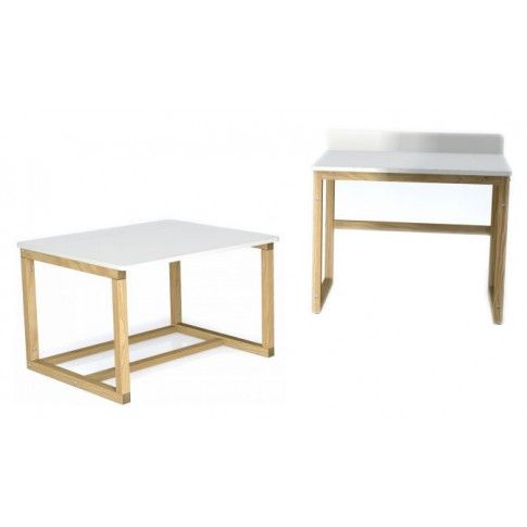 Zdjęcie produktu 2 w 1 skandynawskie biurko i stolik Inelo X10.