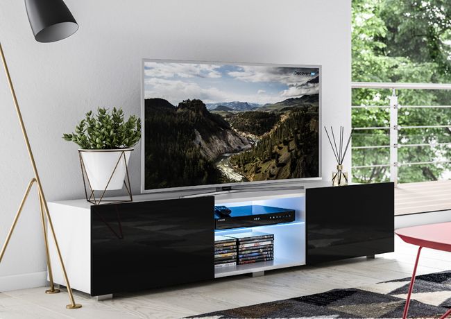 Szykowna szafka RTV Atron 2X - do salonu