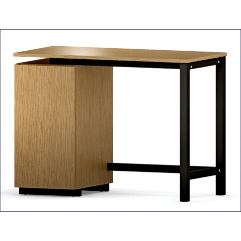 Drewniane biurko z kontenerkiem Fibi X4