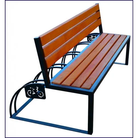 Szczegółowe zdjęcie nr 4 produktu Ławka parkowa Ronsi 180 cm - 84 kolory