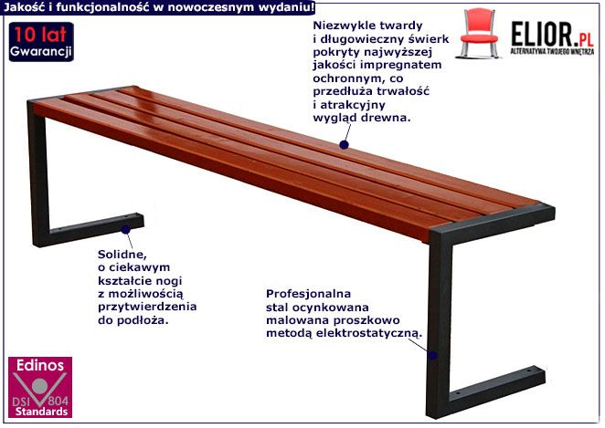 ławka parkowa ogrodowa Elsanta