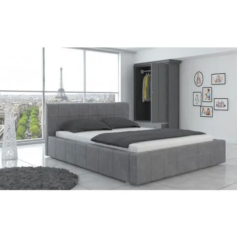 Szczegółowe zdjęcie nr 10 produktu Łóżko tapicerowane Luksor 140x200 - 44 kolory