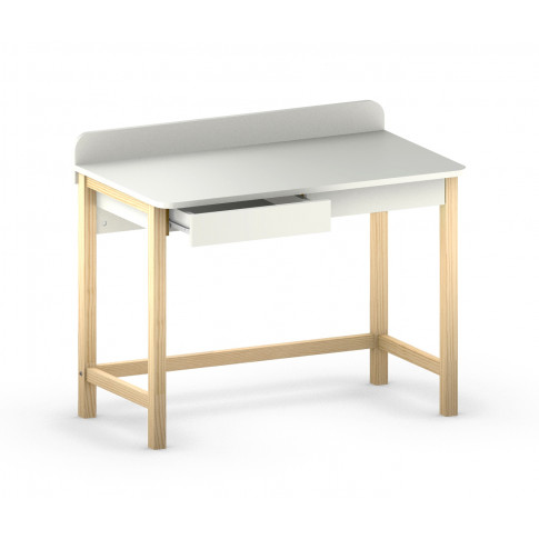 Zdjęcie produktu Białe biurko w stylu skandynawskim Margo.