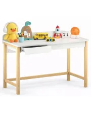 Białe małe biurko dziecięce styl skandynawski - Fredo w sklepie Edinos.pl