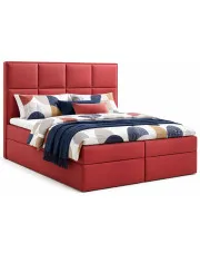 Małżeńskie łóżko kontynentalne Santex 160x200 - 36 kolorów w sklepie Edinos.pl