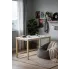 Fotografia Białe biurko skandynawskie 140x60 cm - Kizo T4 z kategorii Biurka