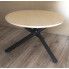 Zdjęcie produktu Okrągły minimalistyczny stolik kawowy Inelo R8.
