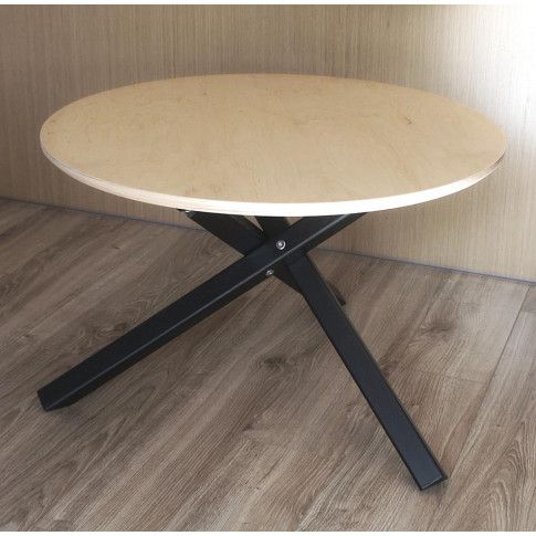 Zdjęcie produktu Okrągły minimalistyczny stolik kawowy Inelo R8.