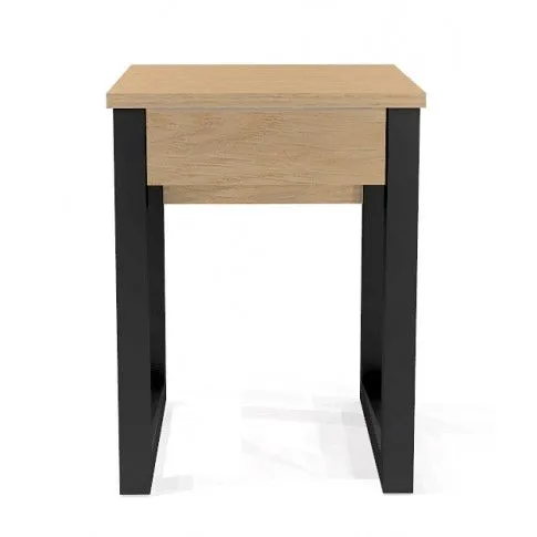 Zdjęcie produktu Drewniany stolik nocny z szufladą Inelo D11.