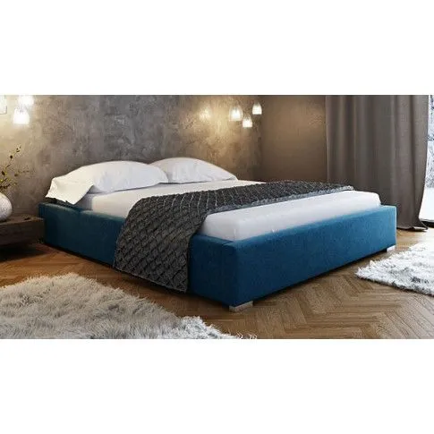 Szczegółowe zdjęcie nr 10 produktu Łóżko tapicerowane Gefros 120x200 - 44 kolory