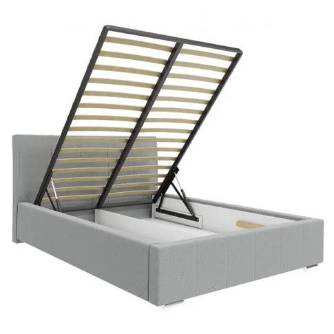 Szczegółowe zdjęcie nr 11 produktu Łóżko tapicerowane Gefros 120x200 - 44 kolory