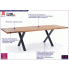 Fotografia Duży drewniany loftowy stół rozkładany Pedro z kategorii Stoły