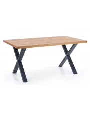 Duży drewniany loftowy stół rozkładany Pedro w sklepie Edinos.pl