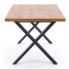Zdjęcie duży rozkładany stół drewniany do salonu  - sklep Edinos.pl