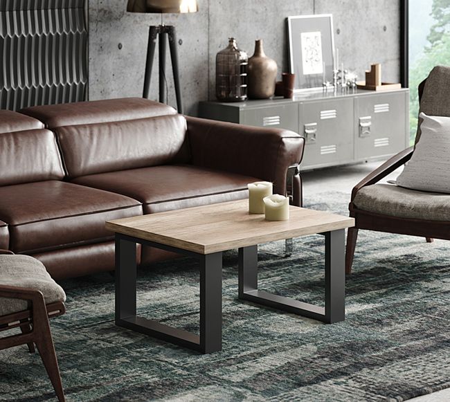 Designerska ława Distrel - dębowa