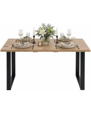 Drewniany stół loftowy - Ryfik w sklepie Edinos.pl