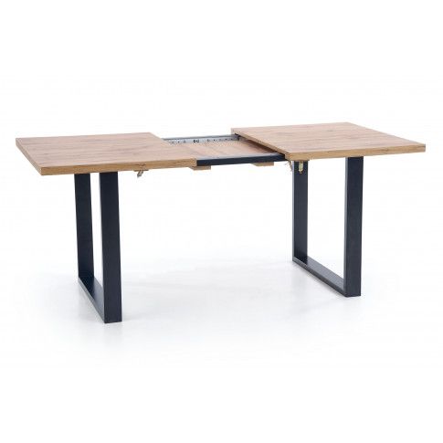 Szczegółowe zdjęcie nr 4 produktu Drewniany rozkładany stół w stylu loft do salonu Lucy 2X
