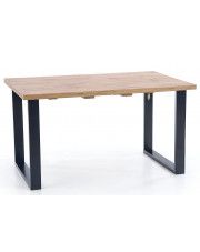Drewniany rozkładany stół w stylu loft do salonu Lucy 2X w sklepie Edinos.pl