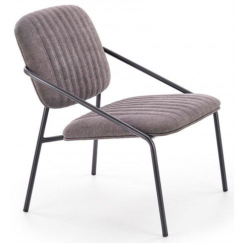 Zdjęcie produktu Loftowy fotel wypoczynkowy Venser - popielaty.