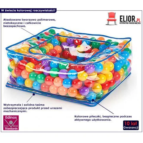 Fotografia Basenik dziecięcy z piłeczkami Arizona 2X - wielokolorowy z kategorii Wnętrza komercyjne