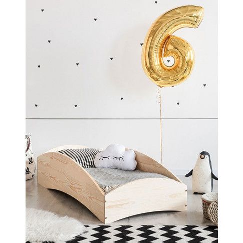 Szczegółowe zdjęcie nr 5 produktu Drewniane łóżko dziecięce Lexin 7X - 21 rozmiarów