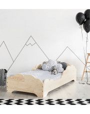 Drewniane łóżko dziecięce Lexin 10X - 21 rozmiarów w sklepie Edinos.pl