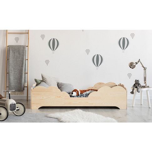 Zdjęcie dziecięce łóżko pojedyńcze z litego drewna  - sklep Edinos.pl