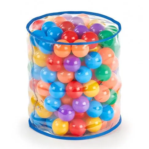 Zdjęcie produktu Pufa dziecięca z piłeczkami Arizona 5X - wielokolorowa.