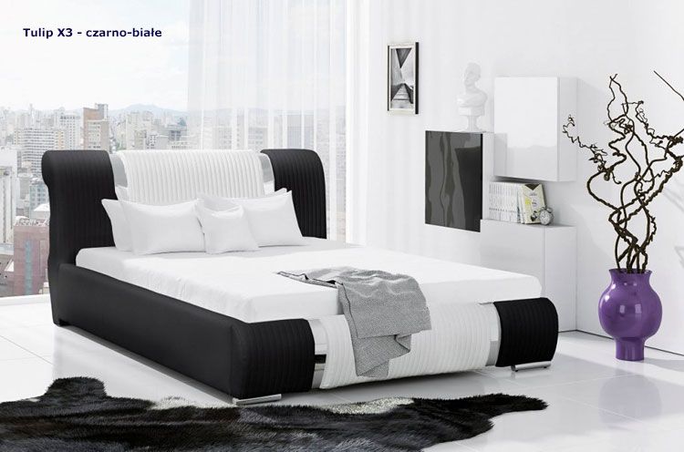 Tapicerowane łóżko Tulip