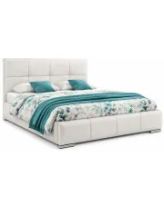 Łóżko tapicerowane Blanke 140x200 - 44 kolory w sklepie Edinos.pl
