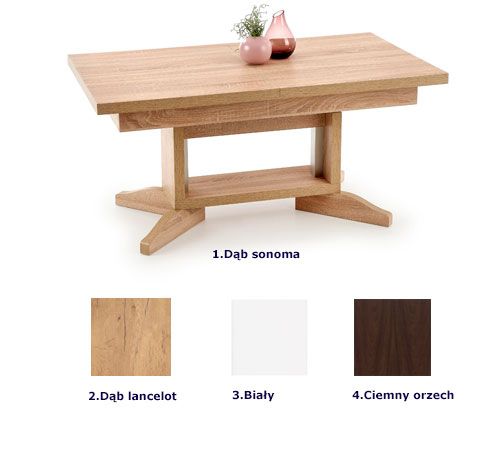 Rozkładana ława w 4 kolorach Logos