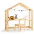 Zdjęcie produktu Drewniane biurko dziecięce domek - Velado 2X.