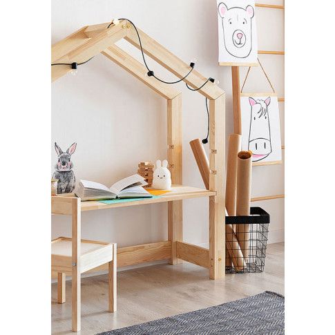 Zdjęcie biurko dziecięce w formie domku Rosie 2X - sklep Edinos.pl