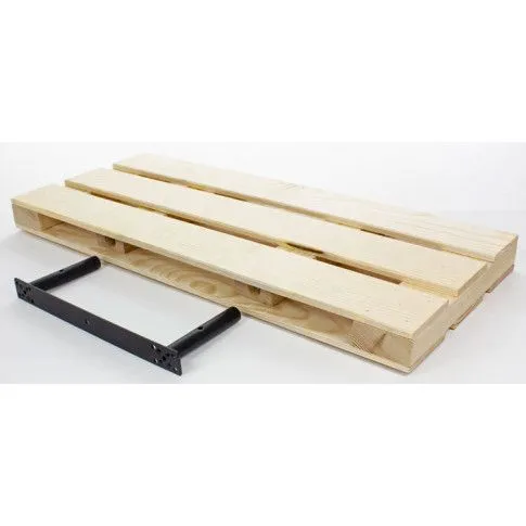 Szczegółowe zdjęcie nr 4 produktu Industrialna półka ścienna Gela 9X 60 cm - z palety