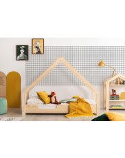 Drewniane łóżko w formie domku Rosie 5S - 28 rozmiarów w sklepie Edinos.pl