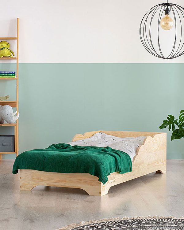 Drewniane łóżko dziecięce Lexin 12X