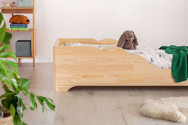 Łóżko dla dziecka z drewna sosnowego Lexin 12X