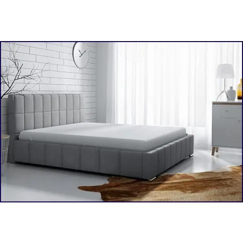 Szczegółowe zdjęcie nr 4 produktu Łóżko tapicerowane Acent 2X 140x200 - 44 kolory