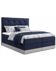 Tapicerowane łóżko kontynentalne 160x200 - Tajo w sklepie Edinos.pl