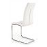 Zdjęcie pikowane nowoczesne krzesło na płozach - Anthony - sklep Edinos.pl
