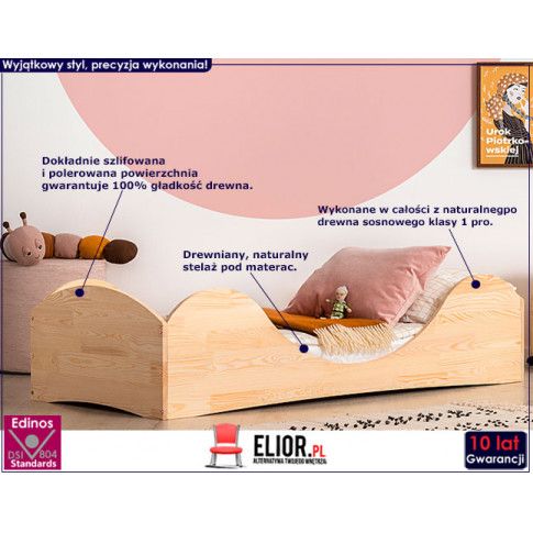 Fotografia Drewniane łóżko młodzieżowe Abbie 2X - 21 rozmiarów z kategorii Łóżka i namioty