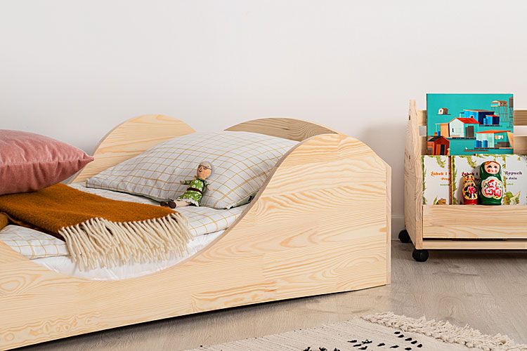 Łóżko dziecięce z drewna sosnowego Abbie 2X