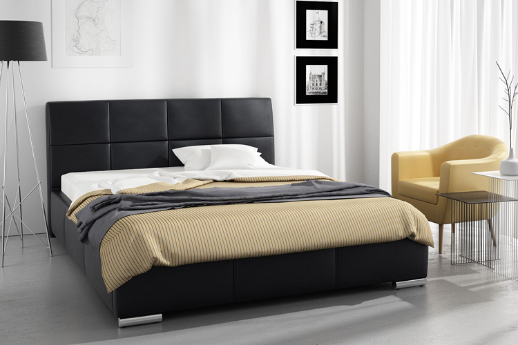 Tapicerowane łóżko z zagłówkiem Nova 2X 120x200
