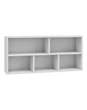 Skandynawska półka wisząca Fivo 7X - biała w sklepie Edinos.pl