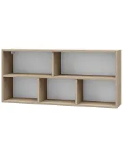 Skandynawska półka wisząca Fivo 7X - dąb sonoma w sklepie Edinos.pl