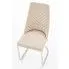 Zdjęcie beżowe krzesło pikowane do salonu Essa | Edinos.pl